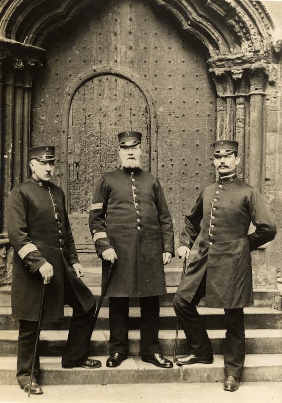 York Minster police force, c.1908.