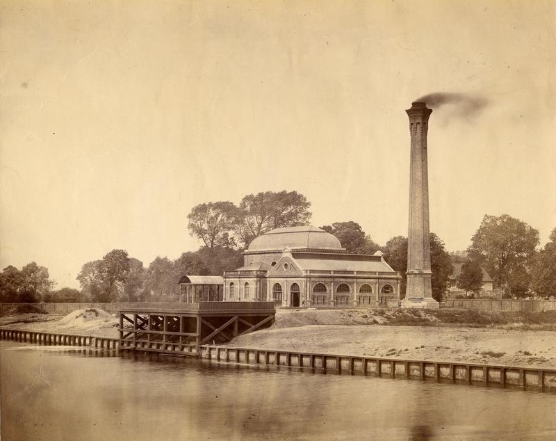 Pumping station at Fulford, July 1895.
