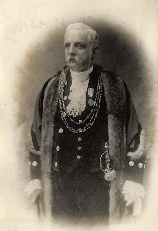 Portrait of Sir Christopher A. Millward, Lord Mayor of York 1896-7.